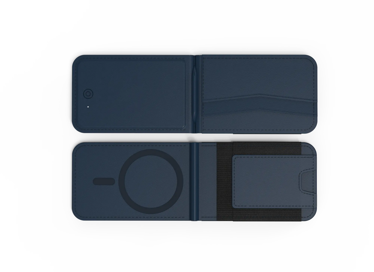 Magnetic Leather Wallet & Phone Stand – Apple Find My Compatible