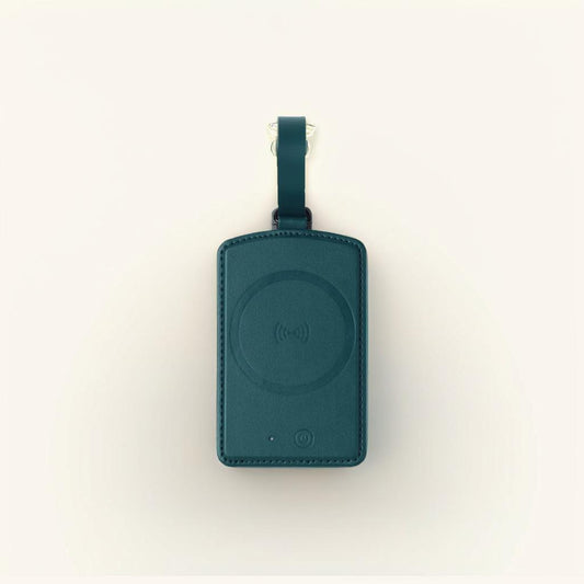 Trackable Leather Luggage Tag – Apple Find My Compatible