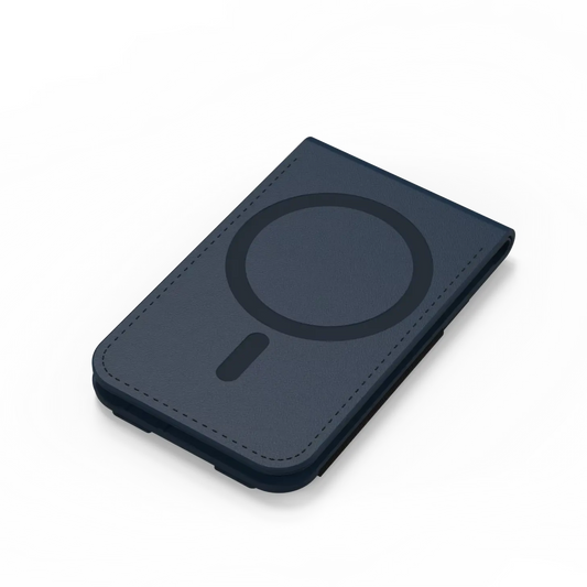 Magnetic Leather Wallet & Phone Stand – Apple Find My Compatible