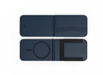Magnetic Leather Wallet & Phone Stand – Apple Find My Compatible